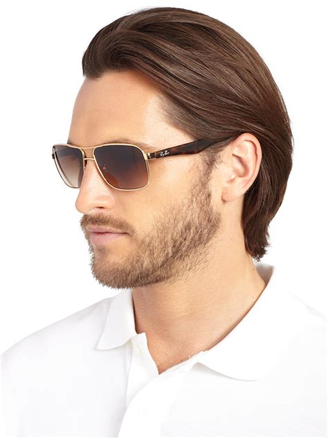 tan square sunglasses|Amazon.com: Rayban Square Sunglasses For Men.